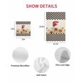 thumbnail image 7 of Sunflowers Rooster Kitchen Dish Towels for Drying Dishes Set of 2, Farmhouse Vintage Beige Burlap Plaid Waffle Weave Microfiber Hand Tea Bathroom Towels Quick Dry & Absorbent Towel 12x12, 7 of 7