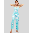 thumbnail image 4 of Set De 2 Conjunto Pijama Mujer Blusa Y Pantalón Dama Piyama Pyjama UNITALLA, 4 of 5