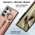 thumbnail image 2 of Allytechgroup PU Leather for Samsung Galaxy S20 Ultra Wallet Case with Card Slot, Military Grade Drop Protection Anti-Fingerprint Design for Samsung Galaxy S20 Ultra, Rosegold, 2 of 10