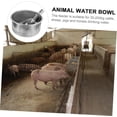 thumbnail image 3 of Small-Sized Stainless Steel Automatic Pig Waterer Bowl for Piglets (3-15 lbs) - Thickened, Durable Livestock Drinking Trough with Smooth Rounded Design, Easy Installation, Touch-Activated Water, 3 of 6