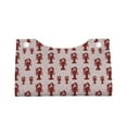 thumbnail image 4 of Lsque Red Lobster With Claws Printed Long Tissue Box Cover Holder, Facial Paper Organizer Dispenser,Triangle with Bottom Belt, PVC Leather Decorative Organizer, 4 of 9