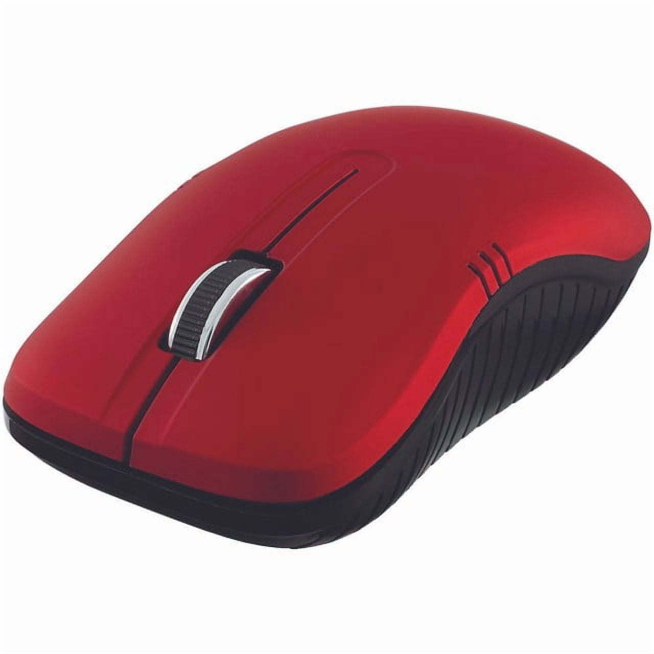 CRESTIN- Verbatim Wireless Notebook Optical Mouse 99767 Commuter Series Matte Red