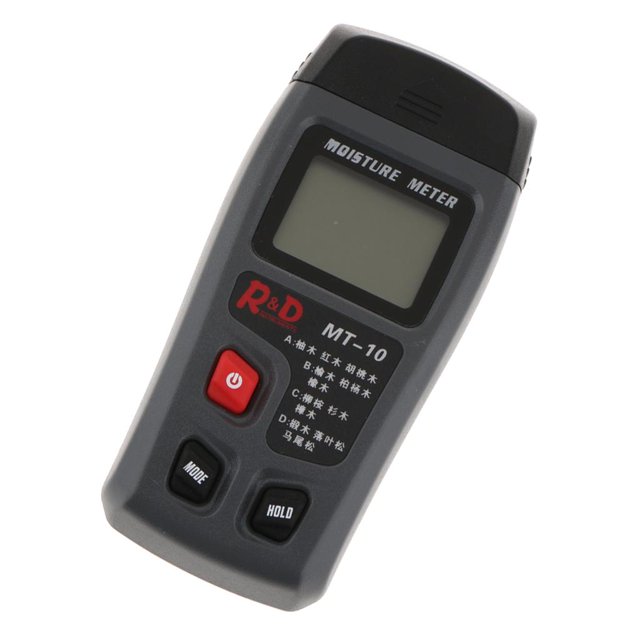Sensor del analizador de agua del árbol de del medidor de humedad de MT10 Digital rango 0-99.9% Baoblaze Medidor de humedad digital
