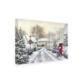 thumbnail image 3 of Trademark Fine Art The Macneil Studio Snowy Village Canvas Wall Art - 30x47, 3 of 5
