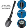 thumbnail image 4 of -200 Professional Metal Detector Field Kit with Submergible Search Coil, Heanphone, Folding Shovel with Compass, Carrying Case, 4 of 18
