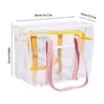 thumbnail image 3 of Ohmyroo Transparent PVC Beach Tote Waterproof Shoulder Bag For Travel Gym Pool Essentials Assorted Colors 14 Inch, 3 of 6