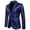 Navy, variant on Babysbule Mens Jackets Men's Autumn And Winter Fashion Personality Solid Color Casual Suit Jacket