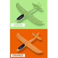 thumbnail image 2 of 17.5" Large Throwing Foam Plane, Durable Anti-collision Flight Mode Glider Plane, Outdoor Yard Sport Family Game Flying Party Favours Foam Airplane To, 2 of 5