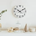 thumbnail image 6 of Wall Clock Battery Operated 8 Inch Silent Non Ticking Coastal Design Country Rustic Retro Decorative for Bathroom Kitchen Living Room Bedroom, 6 of 8