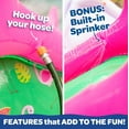 thumbnail image 5 of Giant Inflatable Flamingo Pool Slide w/Built-in Side Water Sprinklers for Kids- Extra Large Size (98"x 51"x 51") - Soft Landing Pad, Durable, Easy to Inflate - Perfect for Summer Party Outdoor Fun, 5 of 5