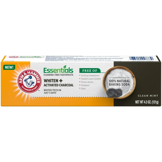 ARM & HAMMER Essentials FluorideFree Toothpaste Whiten + Activated