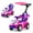 Pink, variant on Costway 3-in-1 Sliding Walker w/ Adjustable Canopy Horn Music & Light for Boys & Girls Pink