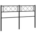 thumbnail image 3 of vidaXL Metal Headboard Black 150 cm, 3 of 4