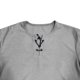 thumbnail image 4 of pstuiky camisetas de hombre, Camiseta vintage de manga corta con cordones y solapa para hombre, estilo patchwork, blusa de manga corta con cuello alto camisas casuales para hombre l, 4 of 8