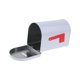 thumbnail image 1 of Buzón de correos navideño decorativo de hierro para cartas, moderno buzón para dejar correos Blanco, 1 of 9