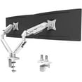 thumbnail image 1 of Bras de Moniteur Support de Moniteur à Ressort à Gaz pour Écrans jusqu'à Lb Support de Moniteur Réglable avec Pince à Pression et Base à Oeillets Support Ergonomique pour Moniteur d'Ordinateur (Bras Simple), 1 of 7