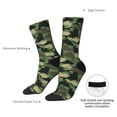 thumbnail image 4 of KLL Camouflage Shark Print Cool Socks Men's Women's Crew Socks Funny Crazy Novelty Stockings, 4 of 6