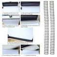 thumbnail image 3 of Double Loop Wire Binding Spine 180-Sheet Capacity 50Pcs Kit with 19mm Diameter for A4 Paper, 3 of 7