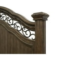 thumbnail image 4 of Magnussen Home Durango Willadeene Brown California King Panel Bed, 4 of 6