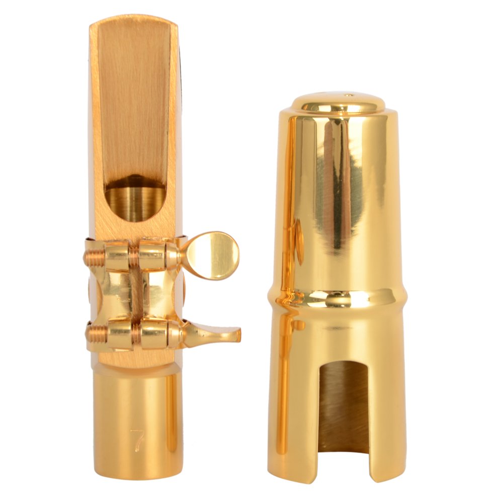 GLiving A2 Plated Alto Saxophone Metal Mouthpiece High Baffle Design