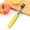 Yellow, variant on Apple Pear Corer Black Pear Corer Stainless Steel Core Seed Remover Fruit Apple Pear Corer Easy Twists Kitchen Tool Black Eguiwyn Clearance!