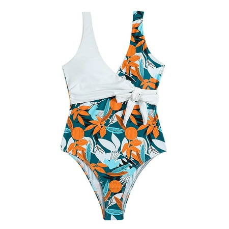 adviicd Plus Size Swimsuit For Women Swimwear One Piece Bathing Suit for Women Crisscross Back Swimsuit Tummy Control Swimming Suit White L