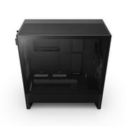 NZXT H5 Flow Compact Tempered Glass ATX Mid-Tower Airflow Computer Case, Black