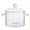 1900ml, variant on JUNWELL High Borosilicate Glass Simmer Pot Dust-proof Ergonomic with Handle design for Cooking Ramen Oatmeal and Other Dishes  1350ml