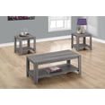 thumbnail image 1 of Monarch Specialties Table Set, 3pcs Set, Coffee, End, Side, Accent, Living Room, Laminate, Grey, Transitional, 1 of 3