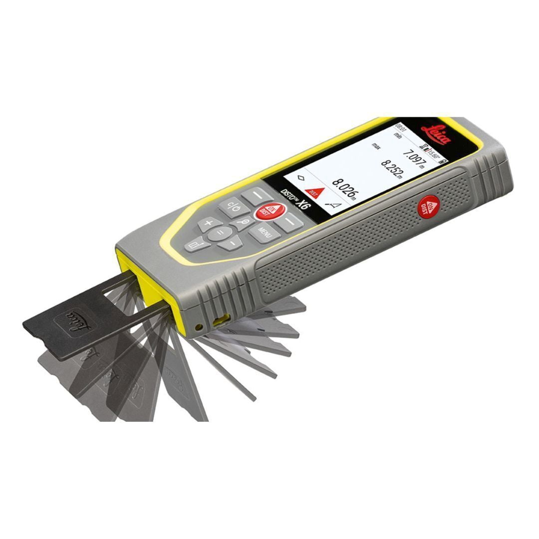 Leica DISTO X6 Laser Distance Meter for Rough Construction Sites