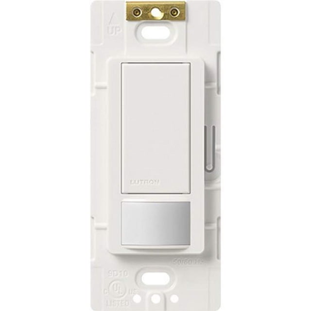 Interruptor electrónico Lutron MS-OPS5MH-WH con sensor de ocupación blanco