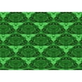 thumbnail image 1 of Ahgly Company Machine Washable Indoor Rectangle Transitional Deep Emerald Green Area Rugs, 7' x 10', 1 of 7