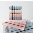 thumbnail image 2 of Bxaolu 4 Pack Hand Towel Set, 13" x 28", Cotton Ultra Soft and Highly Absorbent, Quick Drying, for Hotels, Spa, Bathroom(4 Colors), 2 of 8