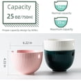 thumbnail image 3 of Ceramic Ramen Bowl with Matching Chopsticks, Soup Bowls for Udon Soba Pho  Noodles, Dishwasher and Microwave Safe, 28 oz (1-Bowl-), 3 of 6
