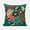 Green Red Orange, variant on Amrita Sen Friendship Bouquet Throw Pillow in Green Red Orange 16x16