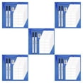 thumbnail image 1 of kurtrusly 200x White Waterproof Cloth Tags Clothes Organized And Easy To Identify Permanent Fabric Marker 5Set, 1 of 4