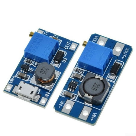 MT3608 DC-DC Adjustable Step Up Boost Power Converter Module Replace MICRO  USB