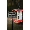 thumbnail image 6 of FeatherSnap Smart Hummingbird Feeder with HD Camera  WiFi Solar Bird Feeder with Motion Sensor, App Alerts, Live Video & Photo Capture  1L Nectar Capacity + Pole Stand, 6 of 9