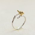 thumbnail image 4 of Sterling Silver Branch Bird Opening Ring | Korean Style Animal Zodiac Design | Women's Fashion Jewelry | Individually Packed, 4 of 6