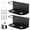 Double Hole, variant on Grusce 2 Pack Spray Bottle Holder, Wall Mount Metal Spray Can Holder Rack Organizer, with Double Hole, Multi Purpose Bottle Storage Shelf, with Hardware for Garage Home Workspace