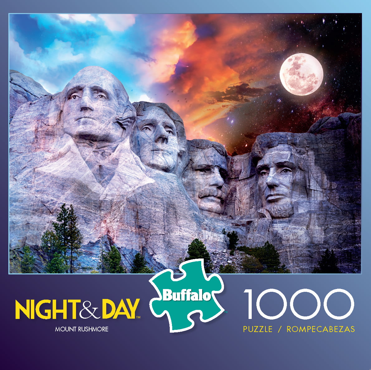 Golden Mount Rushmore 1000 PC Jigsaw Puzzle Fully Interlocking for sale online