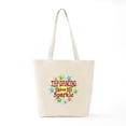 thumbnail image 6 of CafePress - Tap Dancing Sparkles Tote Bag - Unisex Canvas Tote Bag, Beige, 1-Piece, 6 of 7