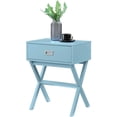 thumbnail image 3 of Pemberly Row Contemporary One-Drawer End Table in Mint Green Wood, 3 of 6