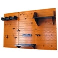 thumbnail image 4 of 4ft Metal Pegboard Standard Tool Storage Kit - Orange Toolboard & Black Accessories, 4 of 9