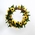 Efavormart 5 Bushes | 70 Yellow Artificial Silk Blossomed Sunflowers ...