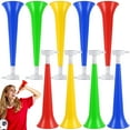 thumbnail image 1 of Plastic Trumpet Noise Maker for Kids Playing 10 Pcs 1 Section Assorted Color, 1 of 5