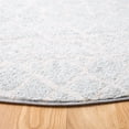 thumbnail image 3 of SAFAVIEH Tulum Glen Oriental Area Rug, Light Grey/Ivory, 6'7" x 6'7" Round, 3 of 11