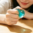thumbnail image 5 of STPToys Transparent Bubble Filled Round Squeeze Gadget, Soft Elastic Tactile Pressure Reducing Accessory Perfect For Birthday Gifts, Party Favors And General Reward Presents, 5 of 7