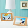 thumbnail image 3 of Juvale Brown Paper Frames - 4 x 6 in, 50 Pack, Classic - DIY Photo Frame Kit with Cardboard Easel Back for Tabletop Display & Bulk Craft Projects, 3 of 10