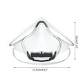 thumbnail image 4 of Transparent Face_Shield for Adult,Anti-Fog Clarity Face_Masks Plastic,Visible Clear Face_Mask Breathable Mouth Nose Prot, 4 of 21